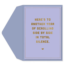 Load image into Gallery viewer, Scrolling Anniversary Card