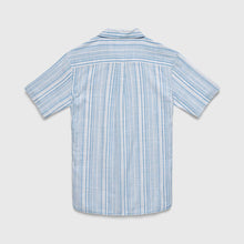 Load image into Gallery viewer, Joey Stripe 1 pocket slub Shirt - Cendre Blue: White Combo / Medium - Indie Indie Bang! Bang!