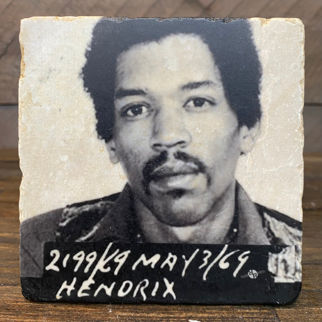 Jimmy Hendrix Mugshot Coaster - Indie Indie Bang! Bang!