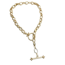 Load image into Gallery viewer, French Fleur De Lis 2-Way Toggle Necklace