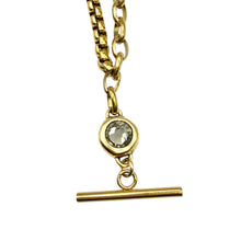 Load image into Gallery viewer, Stainless Steel Mixed Chain T-Bar Swarovski Crystal Necklace