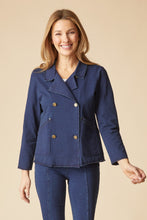 Load image into Gallery viewer, Stonewash Double Breasted Denim Jacket