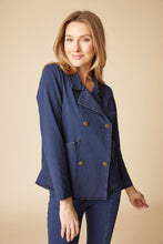 Load image into Gallery viewer, Stonewash Double Breasted Denim Jacket