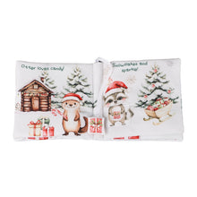 Load image into Gallery viewer, Christmas Friends Soft Cloth Baby Book Teether