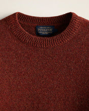 Load image into Gallery viewer, Pendleton | Shetland Crew Sweater - Fired Brick Heather