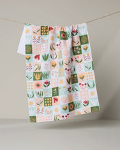 Load image into Gallery viewer, Patchwork Garden Tea Towel - Indie Indie Bang! Bang!