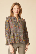 Load image into Gallery viewer, Rayon Crepe Garden Flounce Shirt