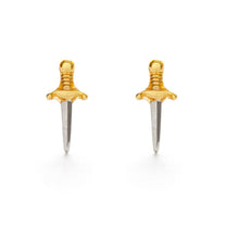 Load image into Gallery viewer, Tiny Dagger Stud Earrings