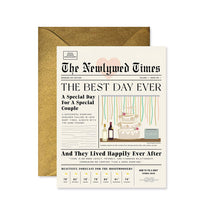 Load image into Gallery viewer, Newlywed Times Greeting Card