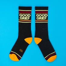 Load image into Gallery viewer, Good Grief Gym Crew Socks - Indie Indie Bang! Bang!