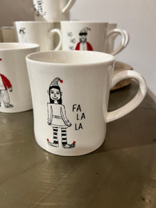 Stoneware Holiday Mugs