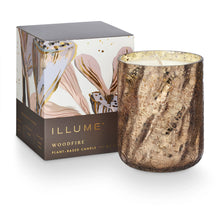 Load image into Gallery viewer, Woodfire Small Boxed Crackle Glass Candle - Indie Indie Bang! Bang!