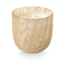 Load image into Gallery viewer, Winter White Large Boxed Crackle Glass Candle