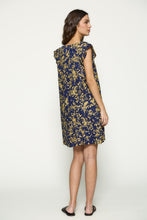 Load image into Gallery viewer, Midnight Olive Flower Dress - Indie Indie Bang! Bang!