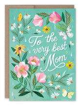Load image into Gallery viewer, Very Best Mom Floral Mother's Day Card