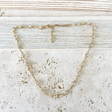 Load image into Gallery viewer, Equestrian linked chain layering crystal necklaces 