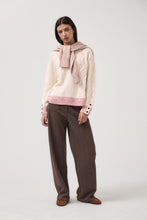 Load image into Gallery viewer, Cable Knit Cream w/ button sleeve detail Sweater | MD'M - Indie Indie Bang! Bang!