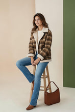 Load image into Gallery viewer, Fur Trim Plaid Peacoat | MD'M - Indie Indie Bang! Bang!
