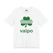 Load image into Gallery viewer, Valpo Shamrock T‑Shirt — Green Clover St. Patrick’s Day Tee - Indie Indie Bang! Bang!