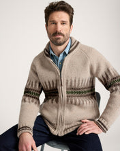 Load image into Gallery viewer, Men's Sawtooth Buck Lambswool Zip Cardigan Sweater | Pendleton