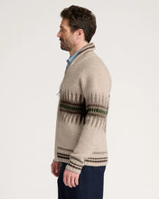 Load image into Gallery viewer, Men's Sawtooth Buck Lambswool Zip Cardigan Sweater | Pendleton
