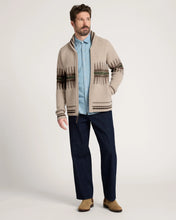 Load image into Gallery viewer, Men's Sawtooth Buck Lambswool Zip Cardigan Sweater | Pendleton