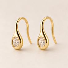 Load image into Gallery viewer, Mini Pear Drop - White CZ