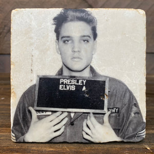 Elvis Presley Mugshot Coaster - Indie Indie Bang! Bang!