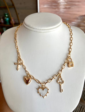 Heart Charm Necklace - Indie Indie Bang! Bang!