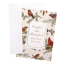 Load image into Gallery viewer, Birds Holiday Boxed Note Cards