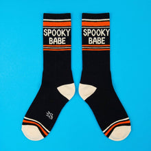 Load image into Gallery viewer, Spooky Babe Gym Crew Socks