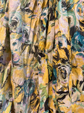 Load image into Gallery viewer, French Pareo Sarong / Scarf - Green/Yellow Floral
