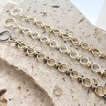 Load image into Gallery viewer, Matte Gold &amp; Silver Roped Chain Bracelets