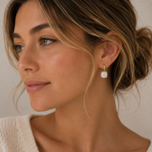 Load image into Gallery viewer, Gemstone Mini Drop - Mother of Pearl