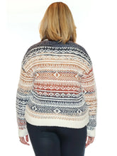 Load image into Gallery viewer, Cozy Fair Isle Button Cardigan