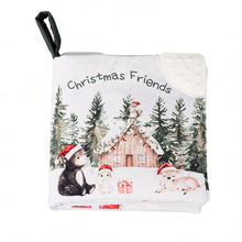 Load image into Gallery viewer, Christmas Friends Soft Cloth Baby Book Teether