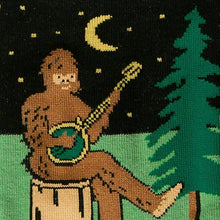 Load image into Gallery viewer, Sasquatch Camp Out Men's Crew Socks - Indie Indie Bang! Bang!