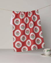 Load image into Gallery viewer, Merry Mistletoe Tea Towel | Geometry
