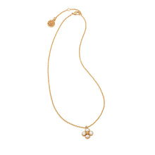 Load image into Gallery viewer, Berry Clover Double Sided Charm Necklace, 16" - Mother Of Pearl | Capucine De Wulf