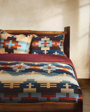 Load image into Gallery viewer, Shiprock Blanket - Blue &amp; Tan Mix | Pendleton