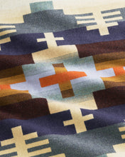 Load image into Gallery viewer, Shiprock Blanket - Blue &amp; Tan Mix | Pendleton