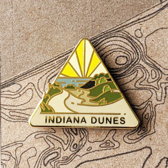 Indiana Dunes National Park Pin - Indie Indie Bang! Bang!