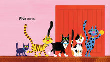 Load image into Gallery viewer, One Cat, Two Cats: A lift-the-flap, pop-up book with 20 cats to count!