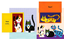 Load image into Gallery viewer, One Cat, Two Cats: A lift-the-flap, pop-up book with 20 cats to count!