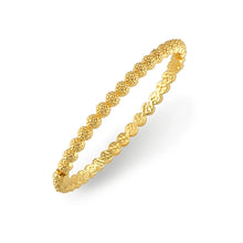 Load image into Gallery viewer, Berry Eternity Petite Hinged Bangle - Gold | Capucine De Wulf
