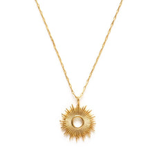 Load image into Gallery viewer, Sunburst Gold Necklace