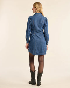 Pendleton | Button Front Chambray Denim Dress