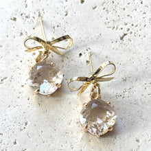 Load image into Gallery viewer, Bow earrings ribbon jewelry charm trendy boutique - Indie Indie Bang! Bang!