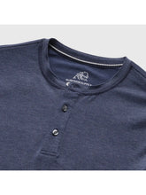 Load image into Gallery viewer, Sean Super Soft Classic Henley - Navy Heather