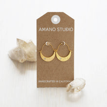 Load image into Gallery viewer, Starlight Crescent Earrings